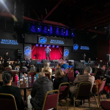 Full house — the summit floor during a keynote